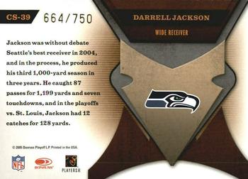2005 Leaf Certified Materials - Certified Skills #CS-39 Darrell Jackson Back