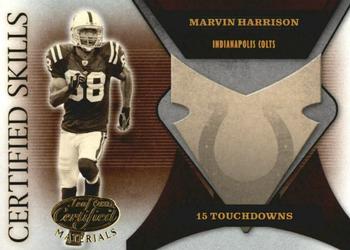 2005 Leaf Certified Materials - Certified Skills #CS-44 Marvin Harrison Front
