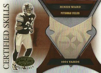 2005 Leaf Certified Materials - Certified Skills #CS-48 Hines Ward Front