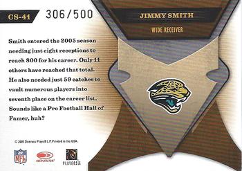 2005 Leaf Certified Materials - Certified Skills Mirror #CS-41 Jimmy Smith Back