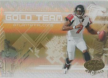 2005 Leaf Certified Materials - Gold Team #GT-21 Michael Vick Front