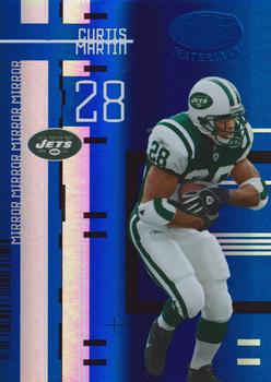 2005 Leaf Certified Materials - Mirror Blue #82 Curtis Martin Front