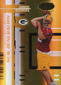 2005 Leaf Certified Materials - Mirror Gold #162 Aaron Rodgers Front