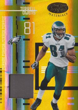 2005 Leaf Certified Materials - Mirror Gold Materials #94 Terrell Owens Front