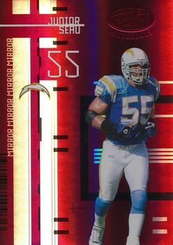 2005 Leaf Certified Materials - Mirror Red #138 Junior Seau Front