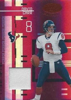 2005 Leaf Certified Materials - Mirror Red Materials #48 David Carr Front