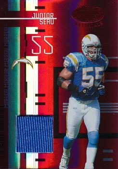 2005 Leaf Certified Materials - Mirror Red Materials #138 Junior Seau Front
