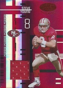 2005 Leaf Certified Materials - Mirror Red Materials #140 Steve Young Front