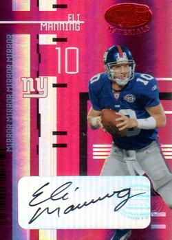 2005 Leaf Certified Materials - Mirror Red Signatures #76 Eli Manning Front
