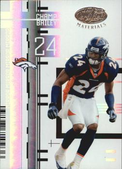 2005 Leaf Certified Materials - Mirror White #35 Champ Bailey Front