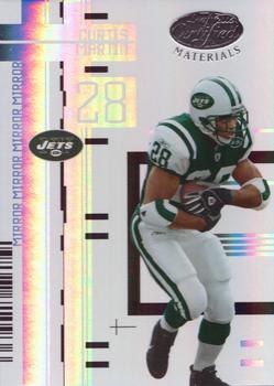 2005 Leaf Certified Materials - Mirror White #82 Curtis Martin Front