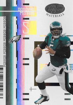 2005 Leaf Certified Materials - Mirror White #90 Donovan McNabb Front