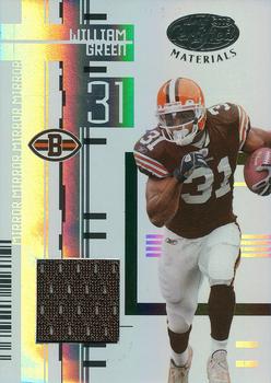 2005 Leaf Certified Materials - Mirror White Materials #29 William Green Front