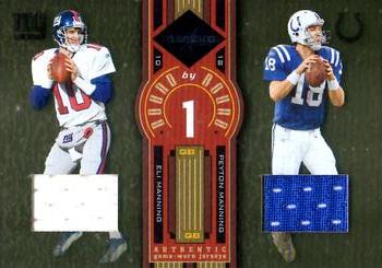2005 Leaf Limited - Bound by Round Jerseys #BR-31 Eli Manning / Peyton Manning Front