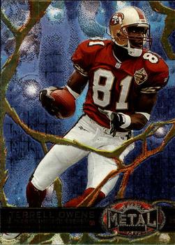 1997 Metal Universe #22 Terrell Owens Front