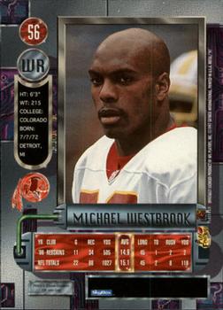 1997 Metal Universe #56 Michael Westbrook Back