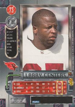 1997 Metal Universe #73 Larry Centers Back