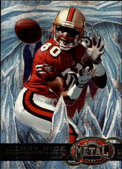1997 Metal Universe #84 Jerry Rice Front