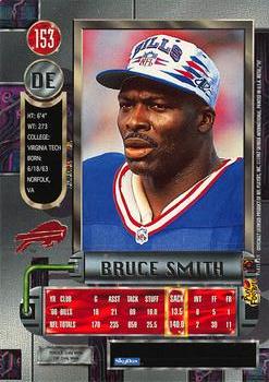 1997 Metal Universe #153 Bruce Smith Back