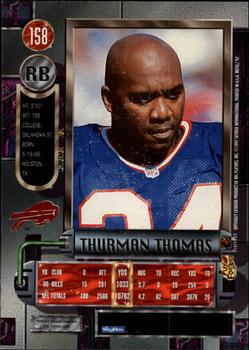 1997 Metal Universe #158 Thurman Thomas Back