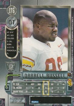1997 Metal Universe #176 Darrell Russell Back