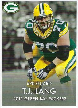 2015 Green Bay Packers Police - Fort Atkinson Police Department #7 T.J. Lang Front