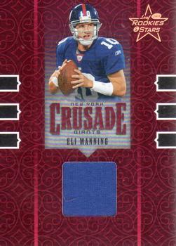 2005 Leaf Rookies & Stars - Crusade Materials #C-11 Eli Manning Front