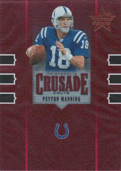 2005 Leaf Rookies & Stars - Crusade Red #C-19 Peyton Manning Front