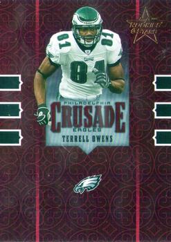 2005 Leaf Rookies & Stars - Crusade Red #C-23 Terrell Owens Front
