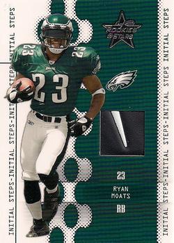 2005 Leaf Rookies & Stars - Initial Steps Shoe #IS-24 Ryan Moats Front