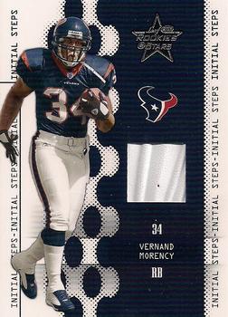 2005 Leaf Rookies & Stars - Initial Steps Shoe #IS-28 Vernand Morency Front