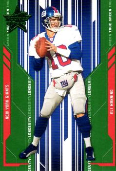 2005 Leaf Rookies & Stars - Longevity True Green #61 Eli Manning Front