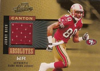 2005 Playoff Absolute Memorabilia - Canton Absolutes Jersey Bronze #CA-10 Jerry Rice Front