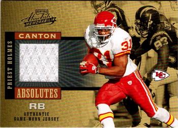 2005 Playoff Absolute Memorabilia - Canton Absolutes Jersey Bronze #CA-19 Priest Holmes Front
