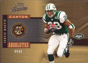 2005 Playoff Absolute Memorabilia - Canton Absolutes Silver #CA-2 Curtis Martin Front