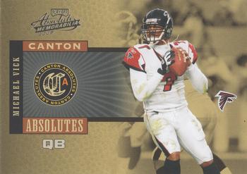 2005 Playoff Absolute Memorabilia - Canton Absolutes Silver #CA-17 Michael Vick Front