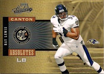 2005 Playoff Absolute Memorabilia - Canton Absolutes Silver #CA-21 Ray Lewis Front
