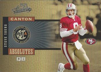 2005 Playoff Absolute Memorabilia - Canton Absolutes Silver #CA-23 Steve Young Front