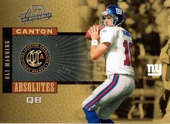 2005 Playoff Absolute Memorabilia - Canton Absolutes Silver #CA-9 Eli Manning Front