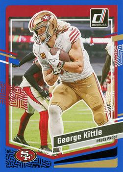 2023 Donruss - Press Proof Blue #271 George Kittle Front