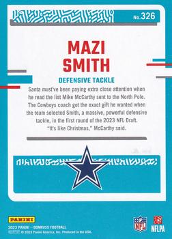 2023 Donruss - Press Proof Blue #326 Mazi Smith Back