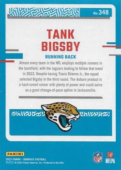 2023 Donruss - Press Proof Blue #348 Tank Bigsby Back