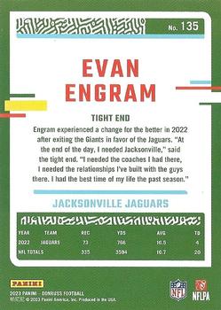 2023 Donruss - Press Proof Red #135 Evan Engram Back