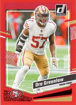 2023 Donruss - Press Proof Red #269 Dre Greenlaw Front