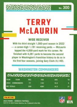 2023 Donruss - Press Proof Red #300 Terry McLaurin Back