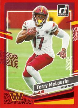 2023 Donruss - Press Proof Red #300 Terry McLaurin Front