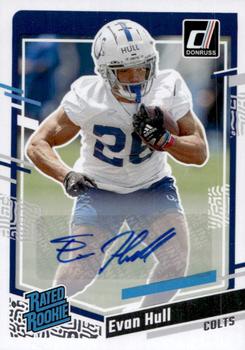2023 Donruss - Rated Rookie Autographs #344 Evan Hull Front