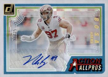 2023 Donruss - Action All-Pros Autographs #AAP-7 Nick Bosa Front