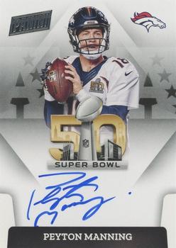 2023 Donruss - Super Bowl Signatures #SB50-PM Peyton Manning Front