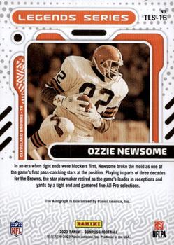 2023 Donruss - The Legends Series Autographs #TLS-16 Ozzie Newsome Back